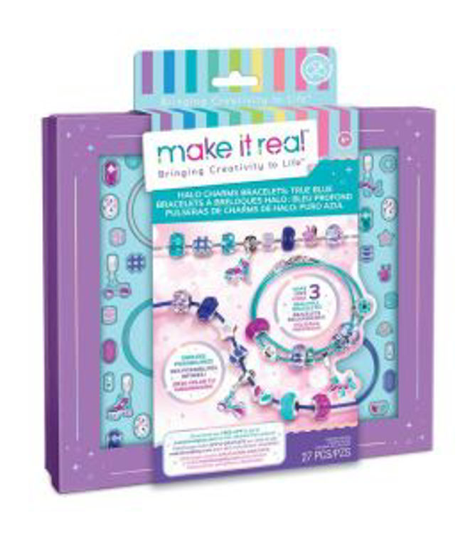 Picture of 7217 MAKE IT REAL HALO CHARMS BRACELETS - TRUE BLUE